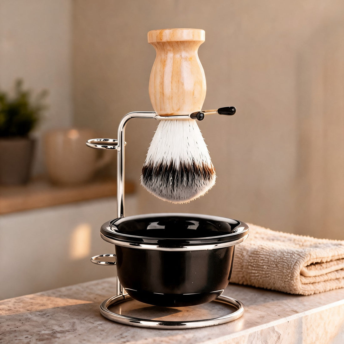 Shaving Brush and Stand