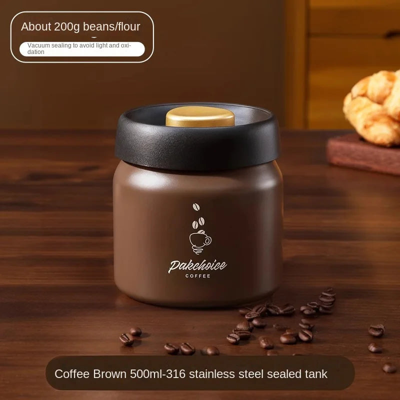 Vacuum Coffee Canister, detail view 10
