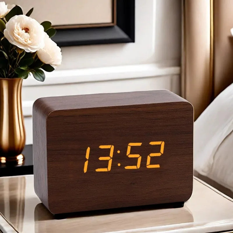Walnut Alarm Clock from Soplira, product photo 7