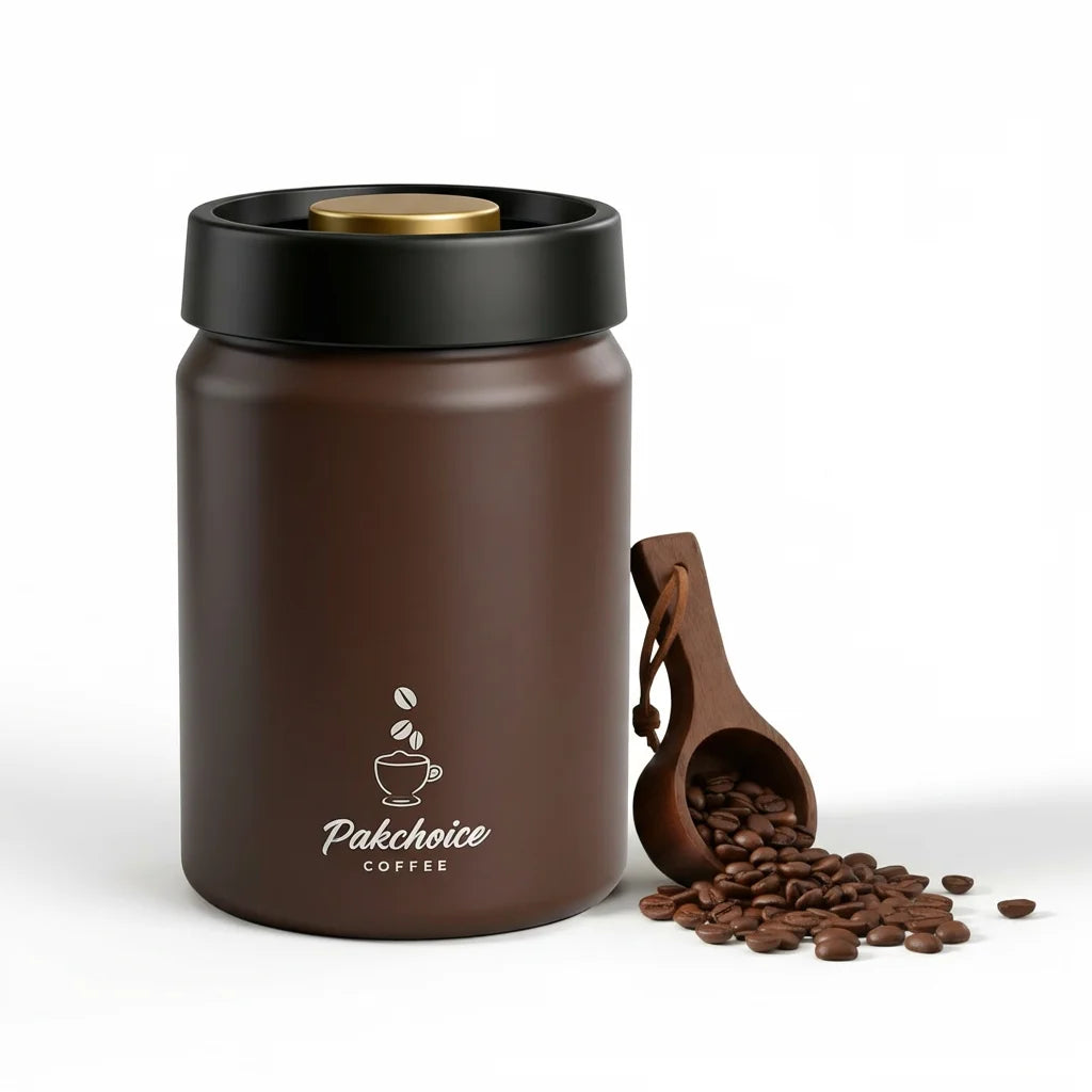Vacuum Coffee Canister, detail view 7