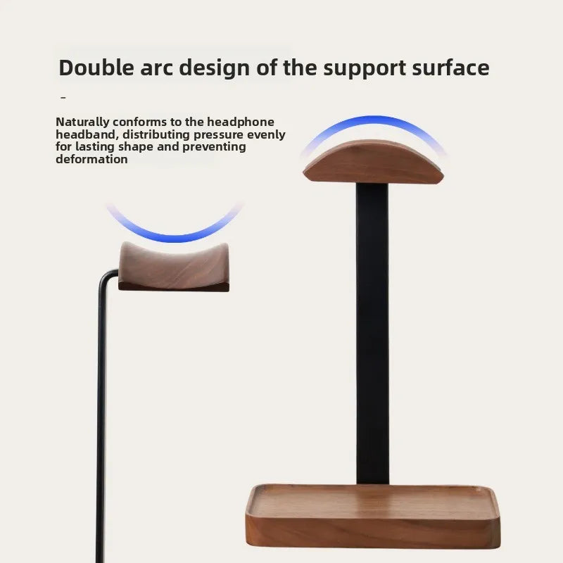Walnut Headphone Stand from Soplira, product photo 6