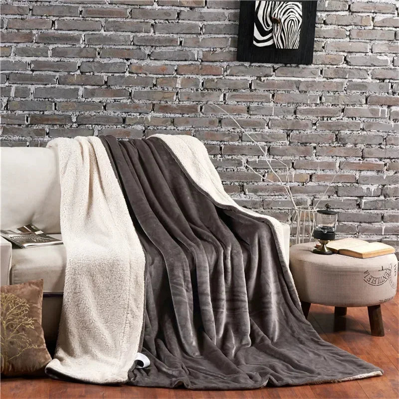 Sherpa Throw Blanket, detail view 8