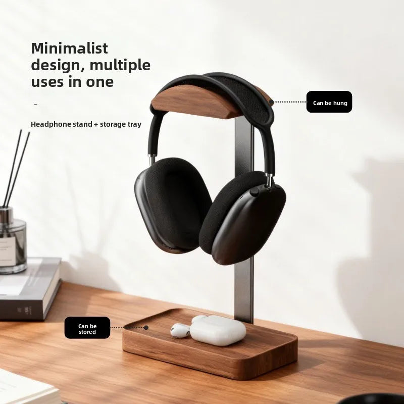 Walnut Headphone Stand from Soplira, product photo 4