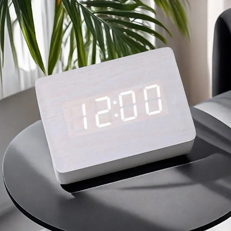 Walnut Alarm Clock from Soplira, product photo 6
