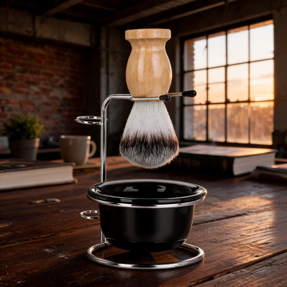 Shaving Brush and Stand