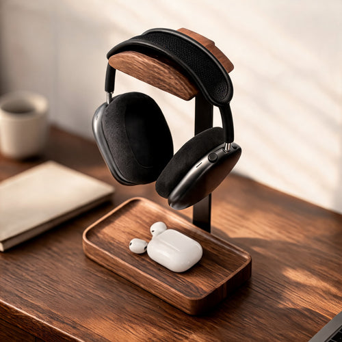 Walnut Headphone Stand